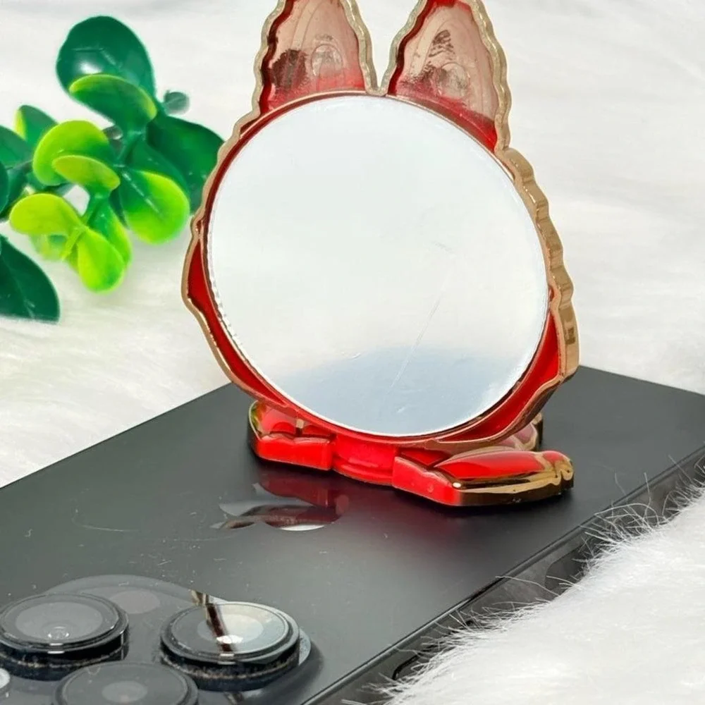 Labubu Red Phone‎ Mirror/Stand